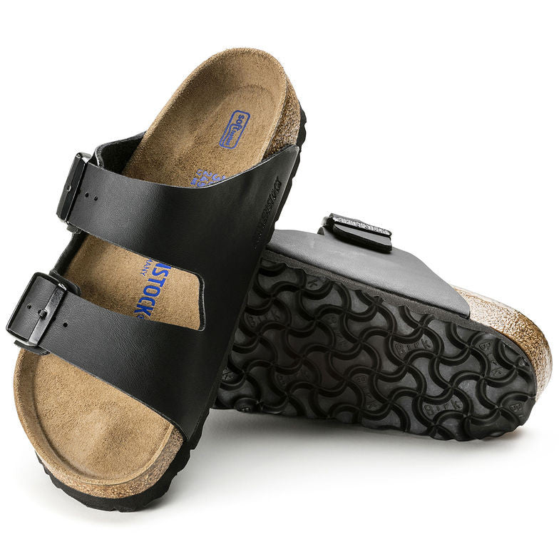 Birkenstock ARIZONA SOFT 551253 Noir Largeur étroite - Boutique du Cordonnier