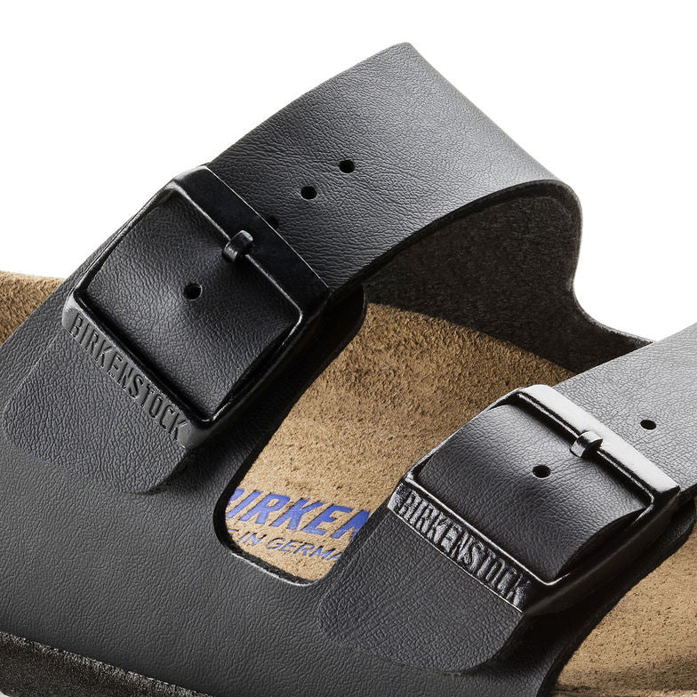 Birkenstock ARIZONA SOFT 551253 Noir Largeur étroite - Boutique du Cordonnier