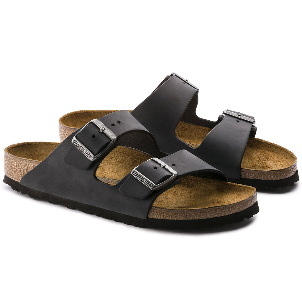 Birkenstock Arizona 552111 Cuir Noir Largeur Régulier - Boutique du Cordonnier