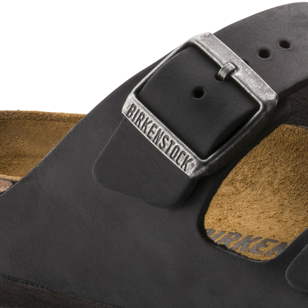 Birkenstock Arizona 552111 Cuir Noir Largeur Régulier - Boutique du Cordonnier