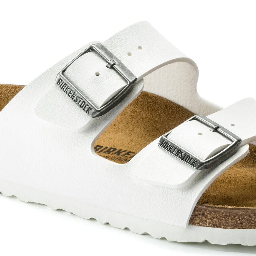 Birkenstock ARIZONA 552683 Blanc | Birko-Flor Largeur Étroite - Boutique du Cordonnier