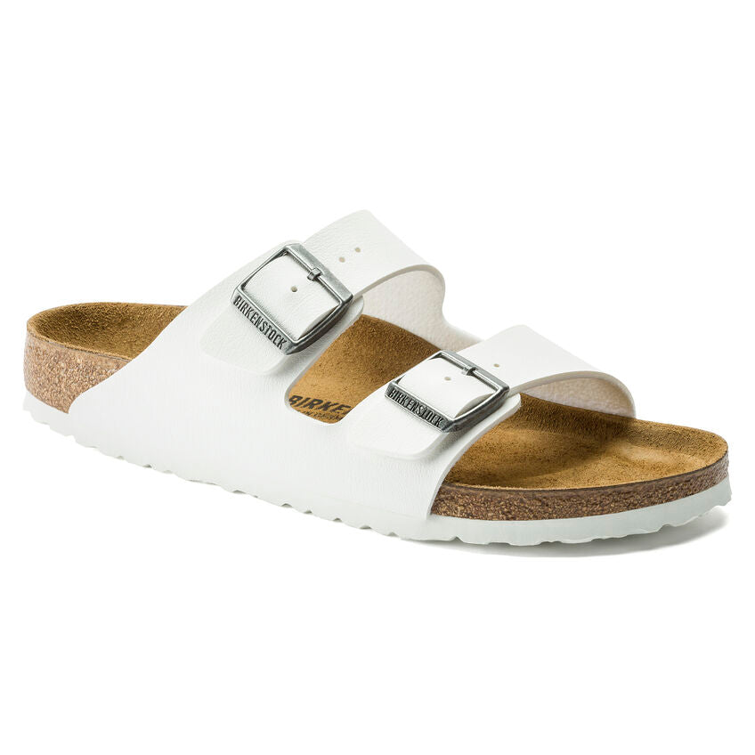 Birkenstock ARIZONA 552683 Blanc | Birko-Flor Largeur Étroite - Boutique du Cordonnier