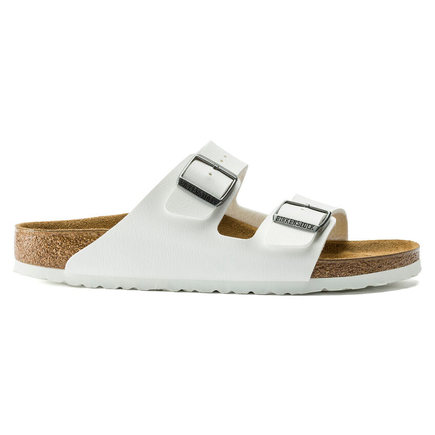 Birkenstock ARIZONA 552683 Blanc | Birko-Flor Largeur Étroite - Boutique du Cordonnier