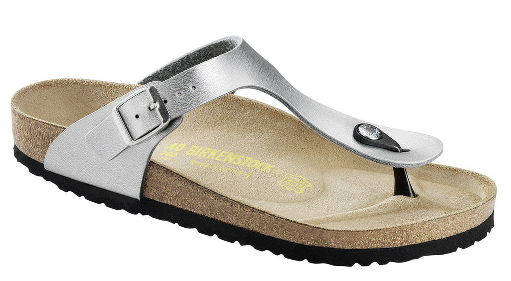 Birkenstock Gizeh Kids 846151 Silver Sandales pour ENFANTS largeur régulière - Boutique du Cordonnier