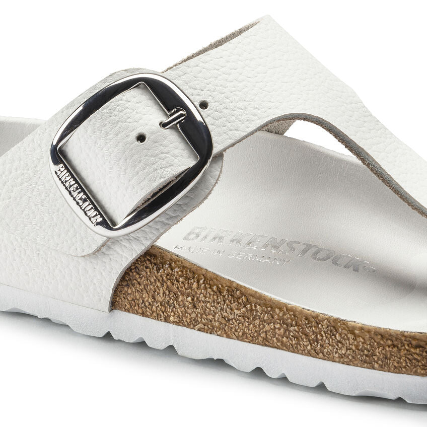 Birkenstock GIZEH BIG BUCKLE 1018885 White Cuir Largeur Régulière - Boutique du Cordonnier