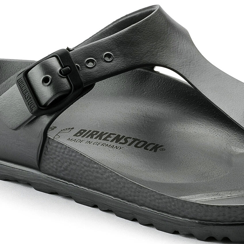 Birkenstock GIZEH EVA 1001505 Metallic Anthracite | EVA Largeur Régulière - Boutique du Cordonnier