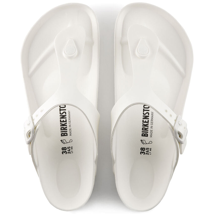 Birkenstock GIZEH EVA 128221 Blanc | EVA Largeur Régulière - Boutique du Cordonnier