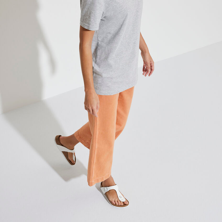 Birkenstock GIZEH 1024328 Blanc | Cuir Largeur Régulière - Boutique du Cordonnier
