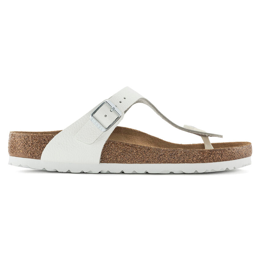 Birkenstock GIZEH 1024328 Blanc | Cuir Largeur Régulière - Boutique du Cordonnier