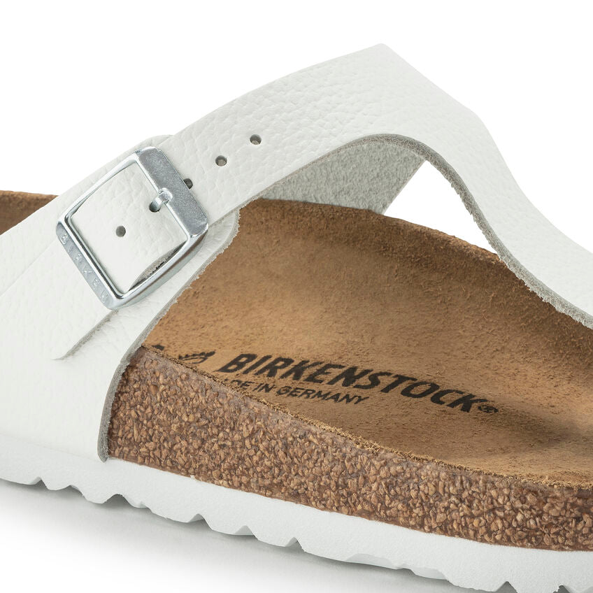 Birkenstock GIZEH 1024328 Blanc | Cuir Largeur Régulière - Boutique du Cordonnier