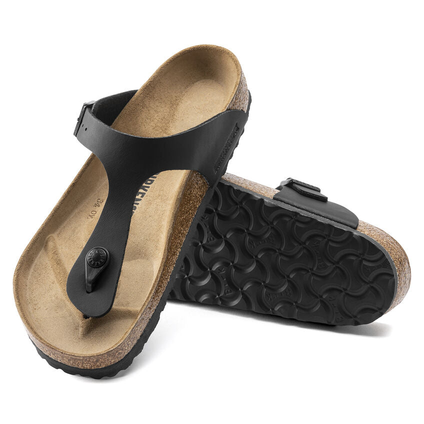 Birkenstock GIZEH 043691 Noir Birko-Flor Largeur Régulier - Boutique du Cordonnier