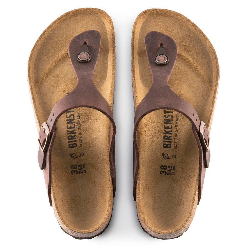 Birkenstock Gizeh 743831 Cuir Habana Naturel - Boutique du Cordonnier