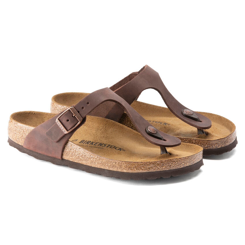 Birkenstock Gizeh 743831 Cuir Habana Naturel - Boutique du Cordonnier