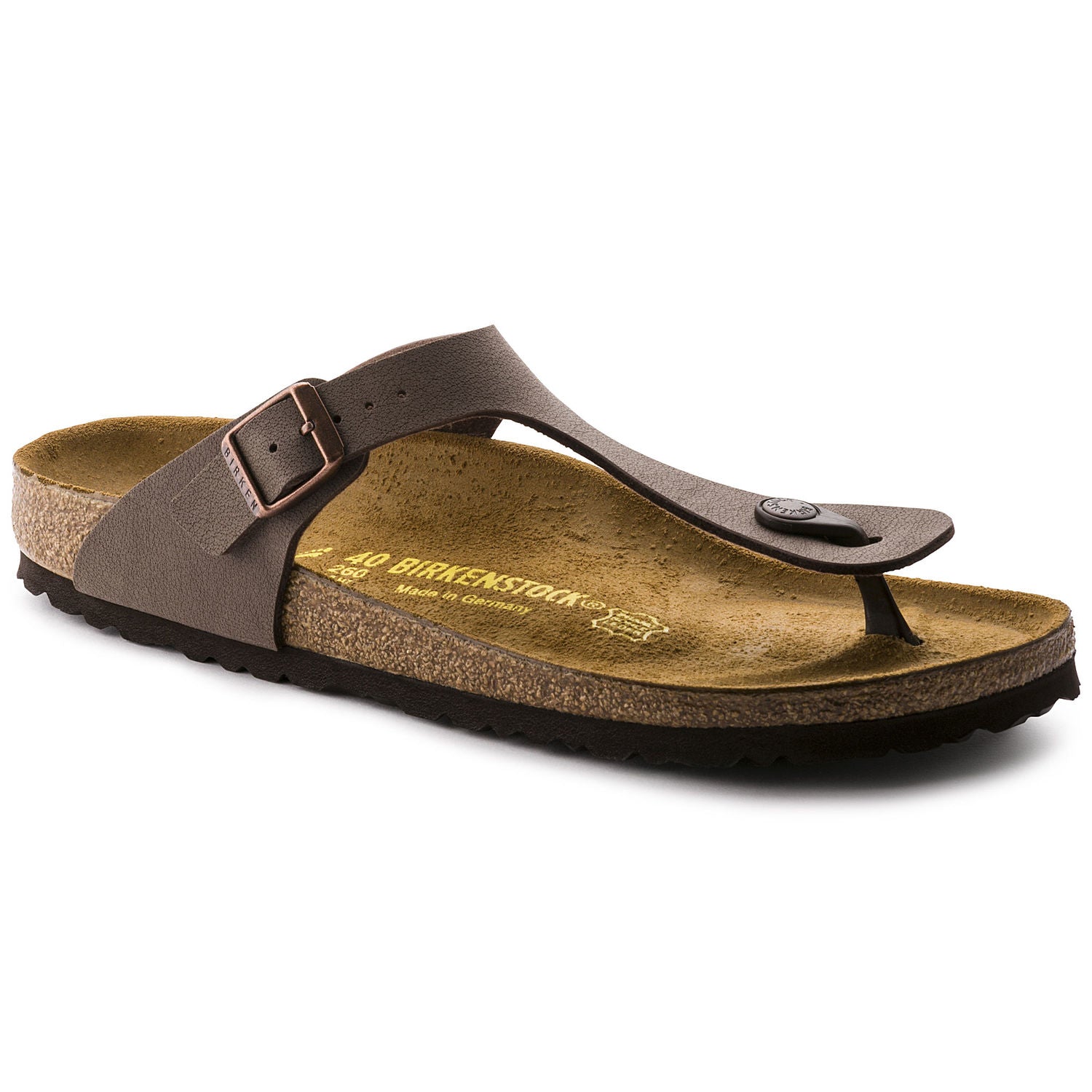 Birkenstock Gizeh 043753 Mocha Narrow Width in Laval Boutique du Cordonnier