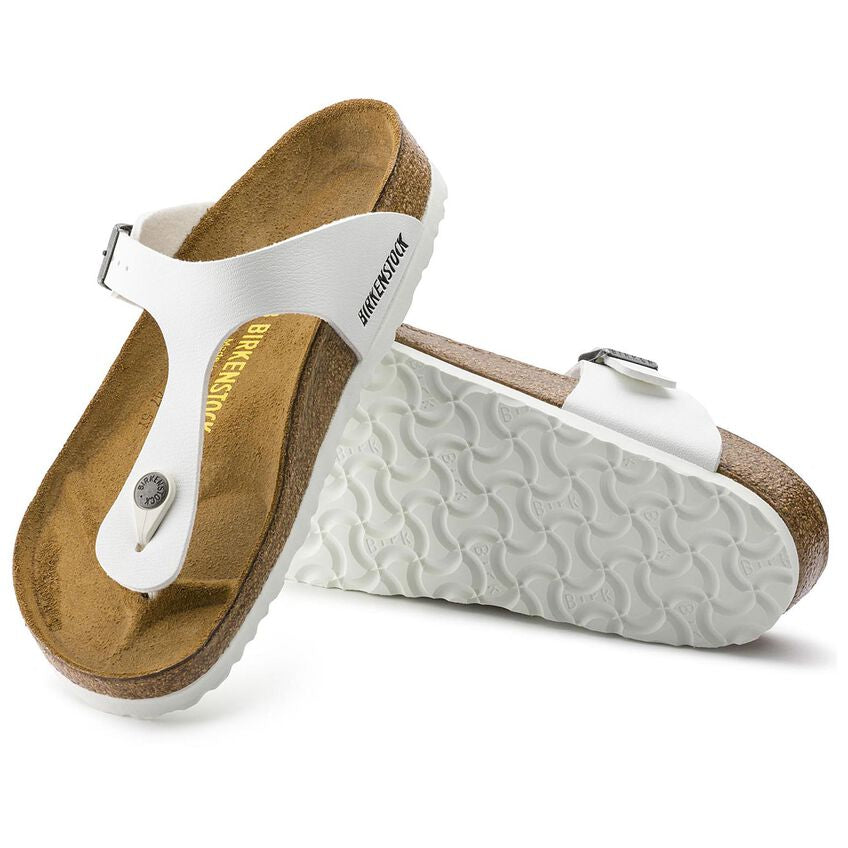 Birkenstock GIZEH 0745531 Blanc | Birko-Flor Largeur Régulière - Boutique du Cordonnier