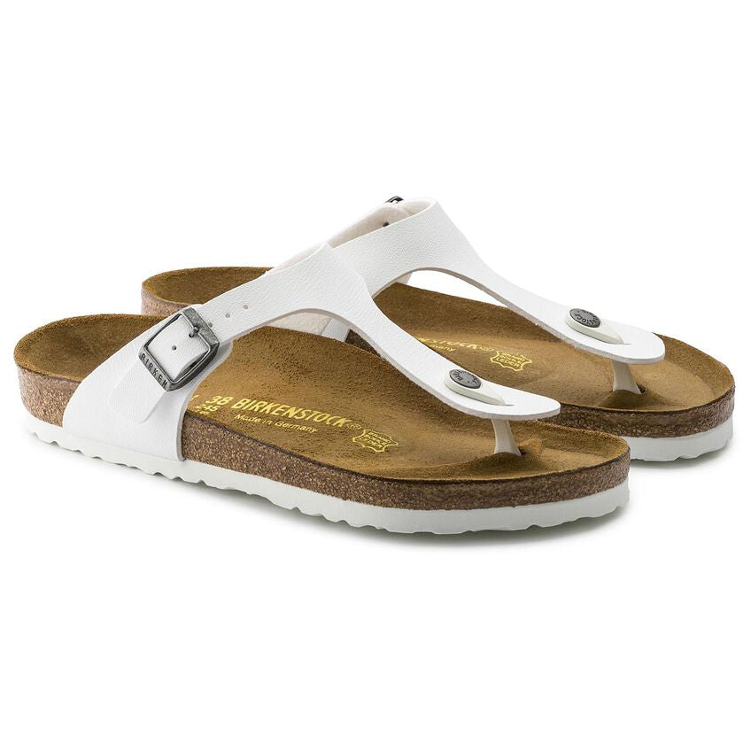 Birkenstock GIZEH 0745531 Blanc | Birko-Flor Largeur Régulière - Boutique du Cordonnier