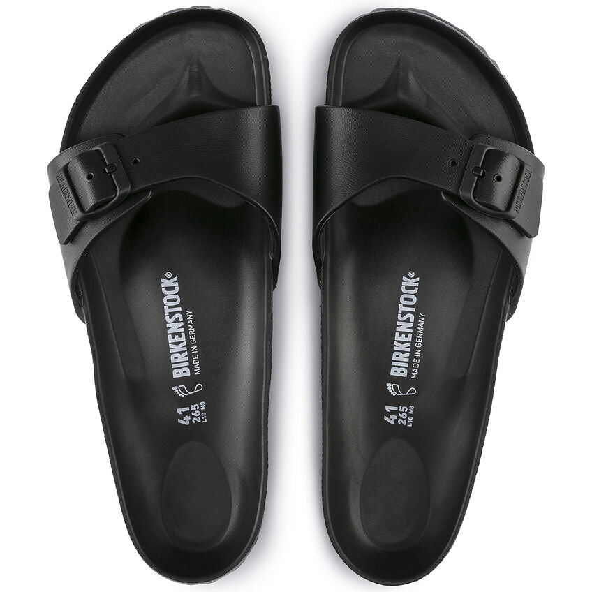 Birkenstock MADRID EVA 128163 Noir | EVA Largeur Étroite - Boutique du Cordonnier