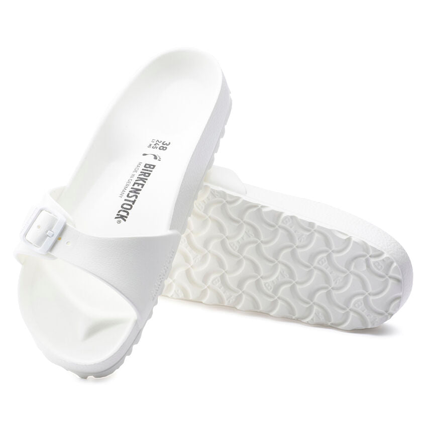 Birkenstock MADRID EVA 128183 Blanc | EVA Largeur Étroite - Boutique du Cordonnier