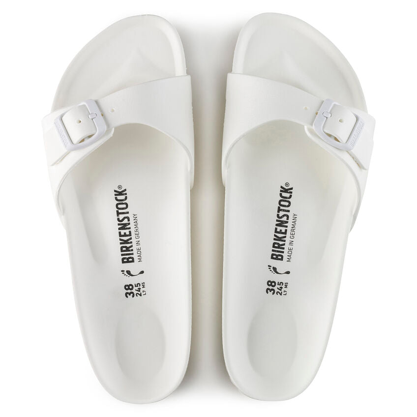 Birkenstock MADRID EVA 128183 Blanc | EVA Largeur Étroite - Boutique du Cordonnier