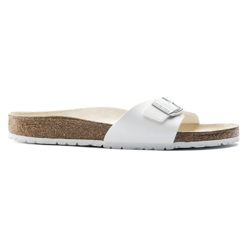 Birkenstock MADRID 040733 White Birko-Flor étroit - Boutique du Cordonnier