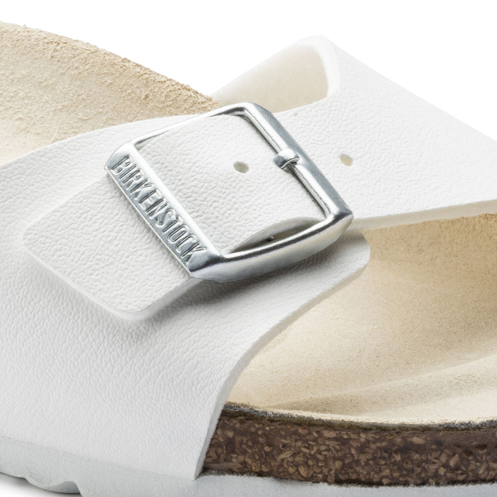 Birkenstock MADRID 040733 White Birko-Flor étroit - Boutique du Cordonnier