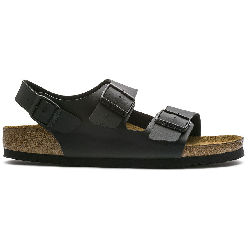 Birkenstock MILANO 0034791 Noir Birko-Flor Largeur Régulière - Boutique du Cordonnier