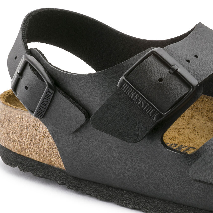 Birkenstock MILANO 0034791 Noir Birko-Flor Largeur Régulière - Boutique du Cordonnier