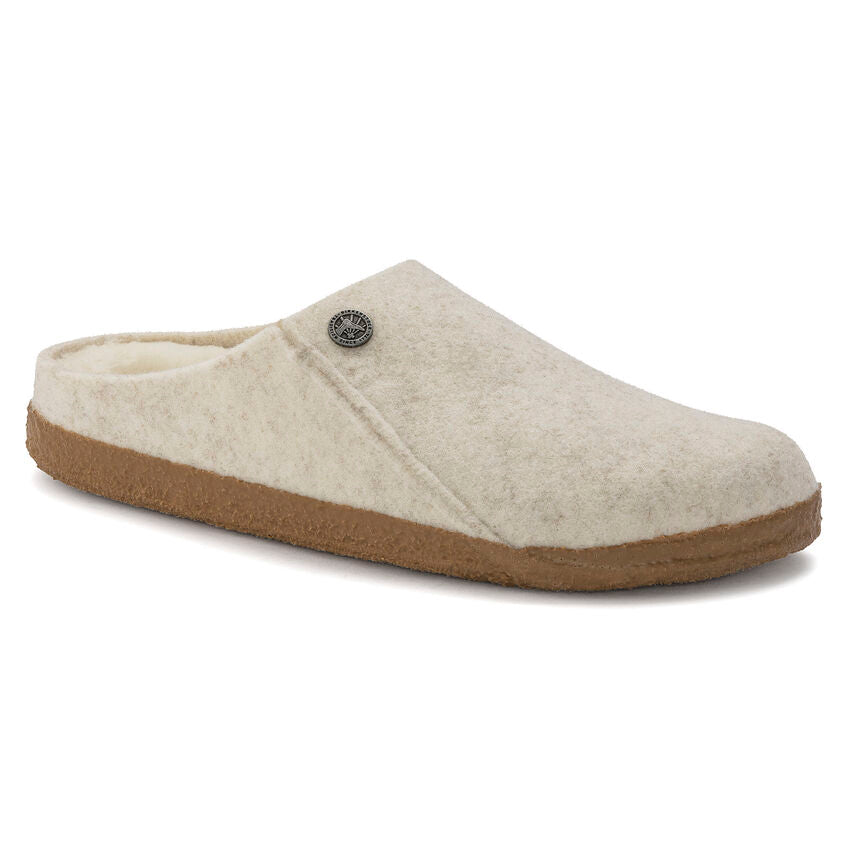 Birkenstock ZERMATT Shearling 1023195 Ecru | Feutre de laine Largeur Étroite - Boutique du Cordonnier