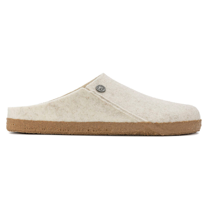 Birkenstock ZERMATT Shearling 1023195 Ecru | Feutre de laine Largeur Étroite - Boutique du Cordonnier