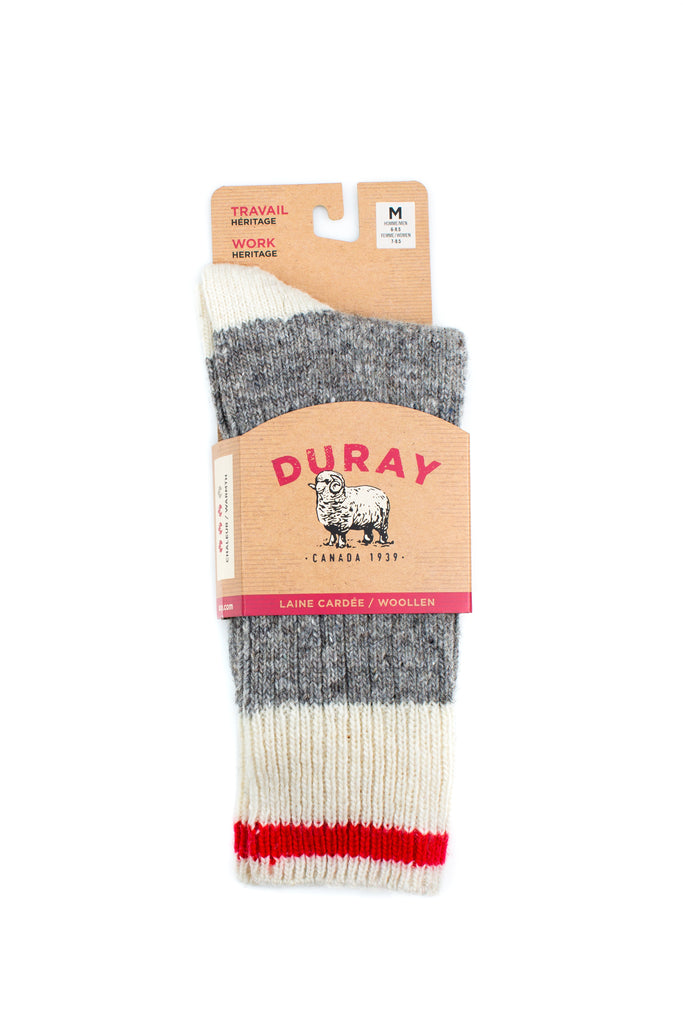 Duray Bas en Laine Cardée CLASSIQUE Travail/Héritage - Boutique du Cordonnier