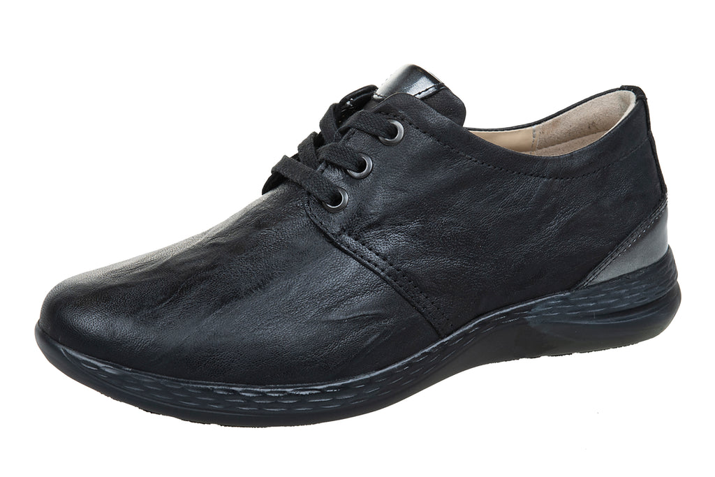 Fidelio 526101-10 Noir Multi-stretch | Chaussures pour femmes avec semelles amovibles Largeur H - Boutique du Cordonnier