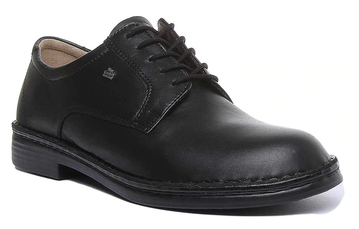 Finn Comfort Aden City-Sport Black Montana Leather Slip On Loafers Amazon.com | Finn Comfort Men main image 3