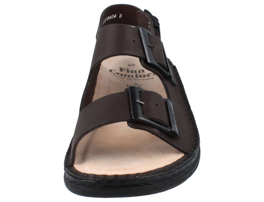 Finn Comfort NEVIS-S 81549-071165 Grizzly | Sandales orthopédiques avec semelles amovibles - Boutique du Cordonnier