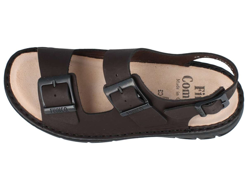 Finn Comfort NEVIS-S 81549-071165 Grizzly | Sandales orthopédiques avec semelles amovibles - Boutique du Cordonnier