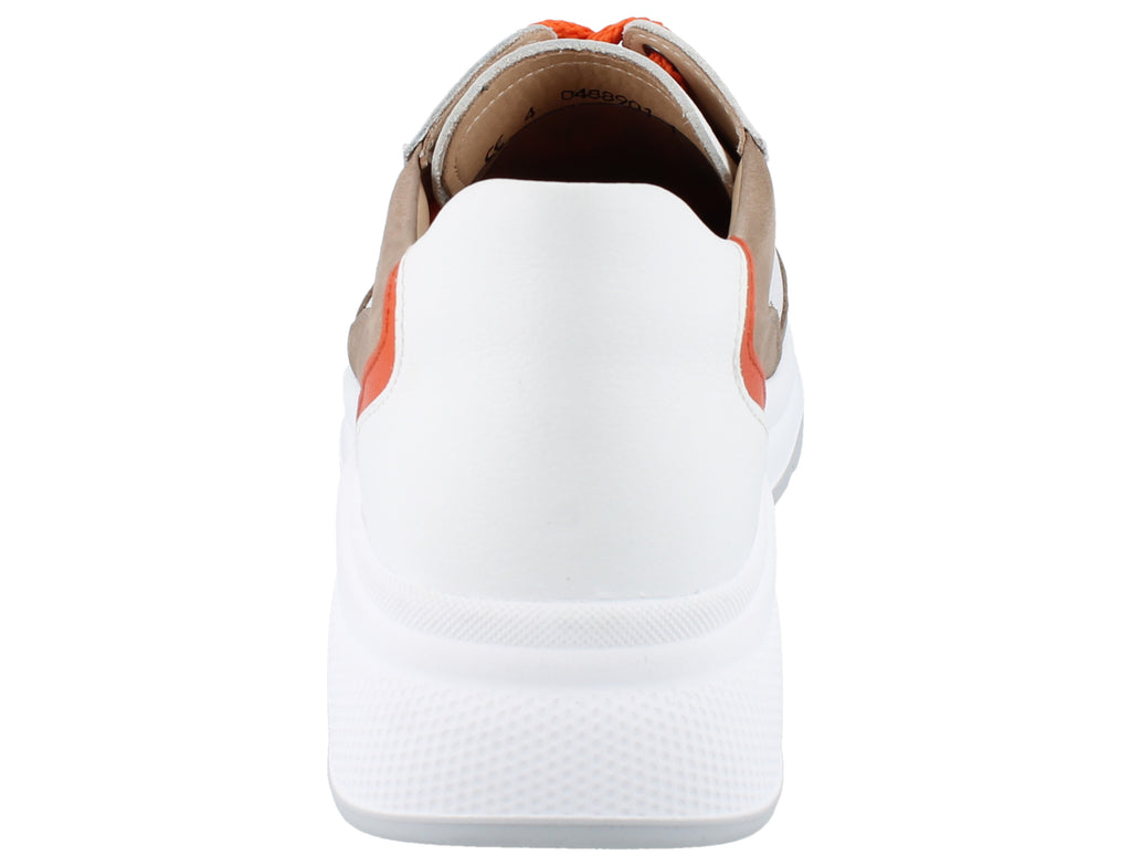 Finn Comfort PICCADILLY 02780-902256 Blanc/Orange/Beige - Boutique du Cordonnier