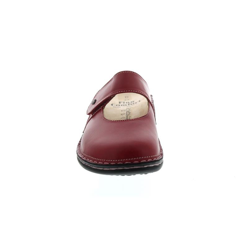 Finn Comfort STANFORD 2552-423147 Rouge | Sabots Orthopédiques avec Semelles Amovibles - Boutique du Cordonnier