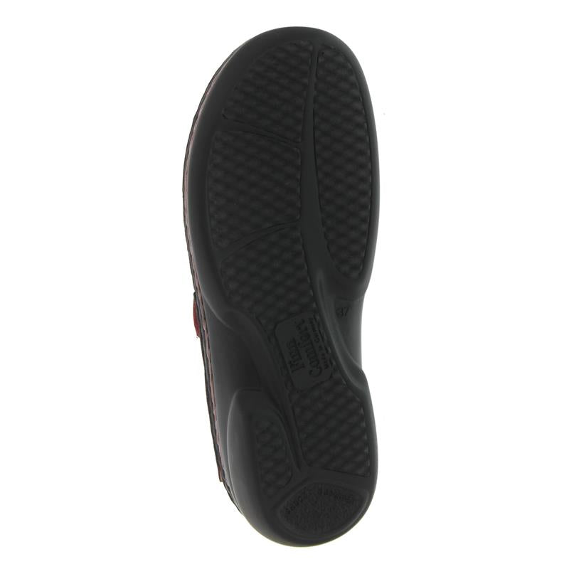 Finn Comfort STANFORD 2552-423147 Rouge | Sabots Orthopédiques avec Semelles Amovibles - Boutique du Cordonnier