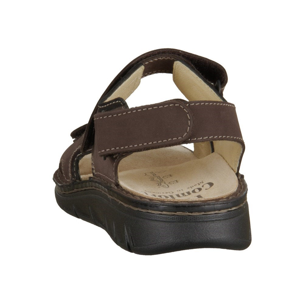 Finn Comfort WANAKA-S 81540-901762 Brun/Noir | Sandale Orthopédique avec Semelle Amovible - Boutique du Cordonnier