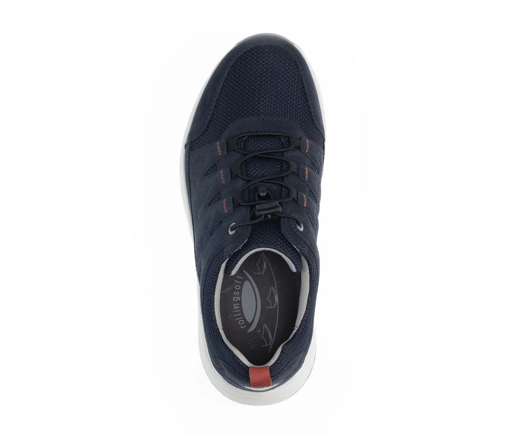 Gabor 8002.11.04 Marine | RollingSoft Chaussures avec semelles extérieures berceaux et semelles intérieures amovibles - Boutique du Cordonnier