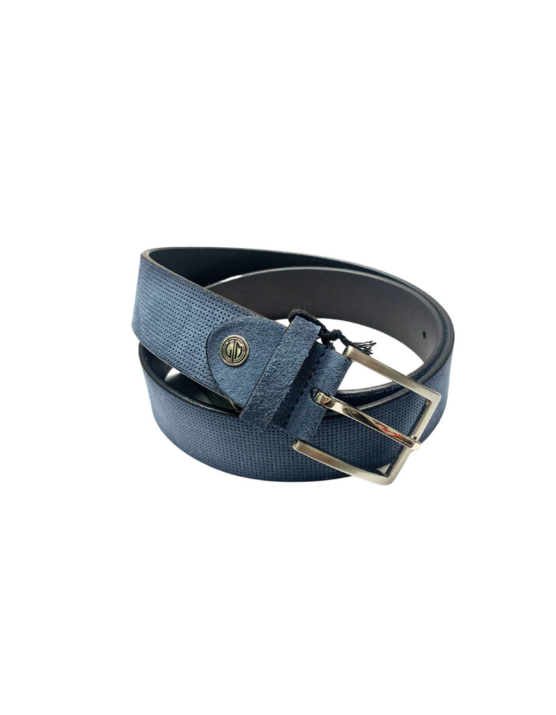 Lindenmann Ceinture en cuir suède li-462-42 Jeans - Boutique du Cordonnier