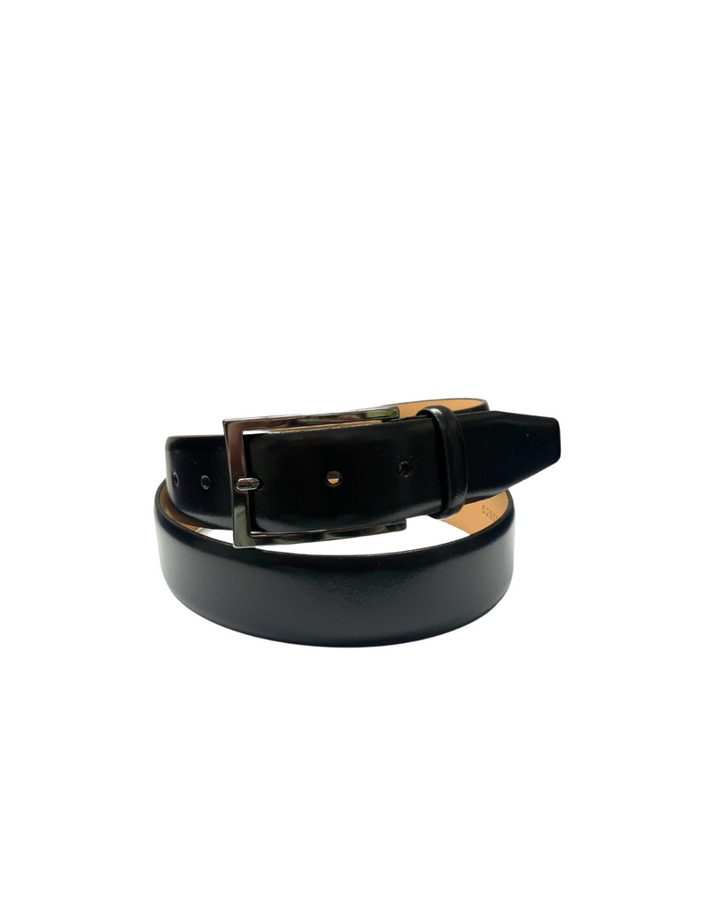 Lindenmann Ceinture en cuir li-520587-10 Noir - Boutique du Cordonnier