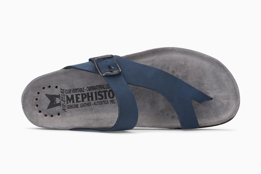 Mephisto NIELS Navy 6045 Sandale de marche pour Homme Orthopédique - Boutique du Cordonnier