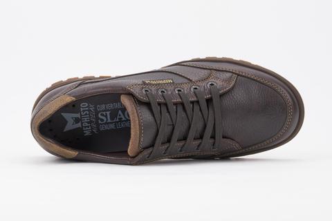 Mephisto PACO Dark Brown 8951 Chaussures Confortables à lacets pour hommes avec semelles amovibles - Boutique du Cordonnier