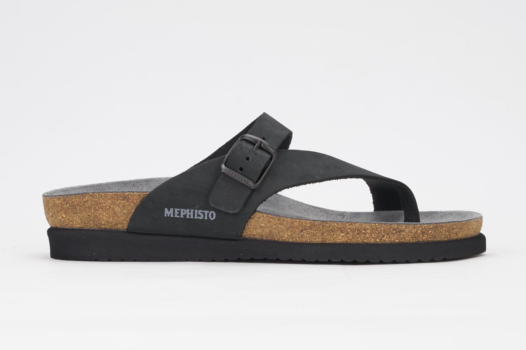 Mephisto HELEN Black Nubuck 6000 Comfortable women s sandal Laval Boutique du Cordonnier