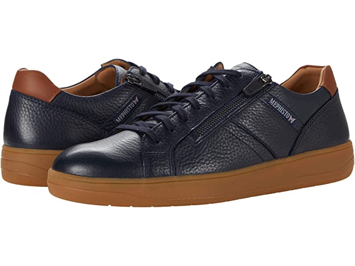 Mephisto HENRIK Navy 1345/6135 Chaussures Confortables pour Hommes avec Semelles Amovibles - Boutique du Cordonnier