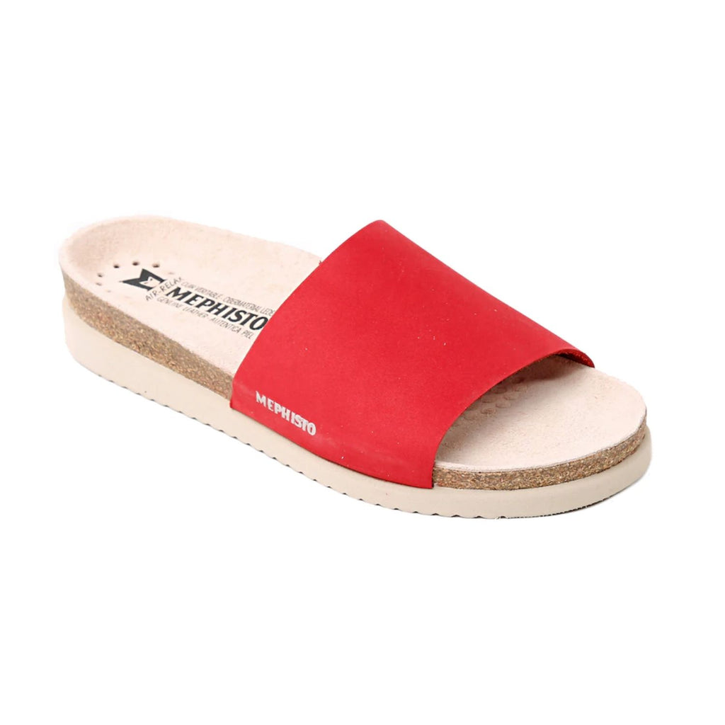 Mephisto HANIK Red 6048 Sandales en cuir pour femmes - Boutique du Cordonnier