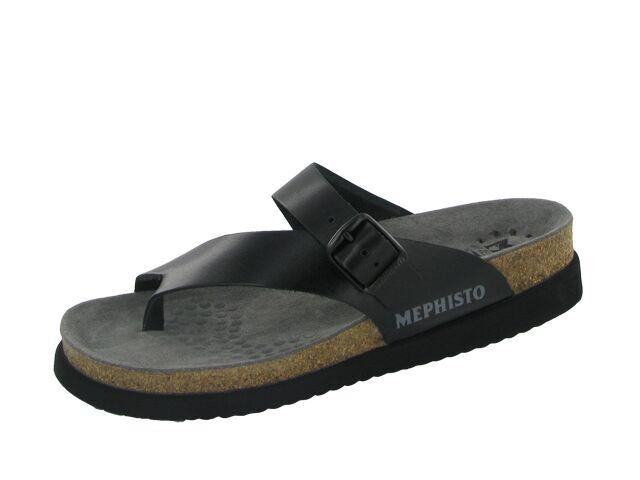 Mephisto HELEN Black 2800 Sandales en cuir pour femmes - Boutique du Cordonnier