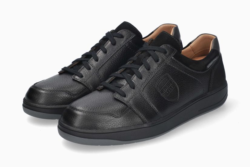 Mephisto Hugh Noir 27400 | Chaussures avec semelles amovibles - Boutique du Cordonnier