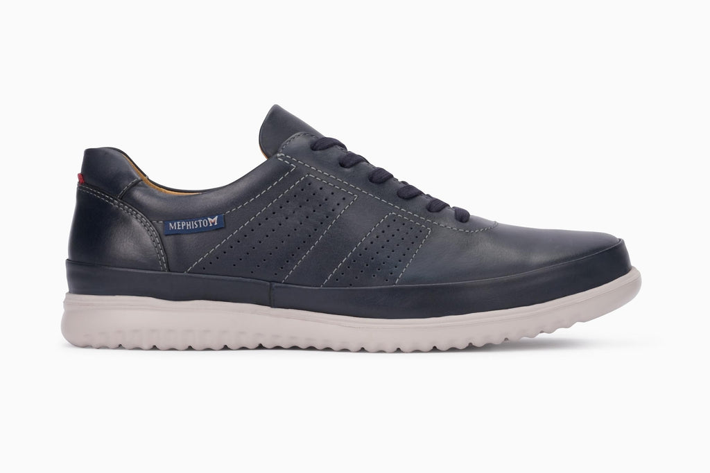 Mephisto TOMY Navy Chaussure ultra-léger pour hommes avec semelles amovibles - Boutique du Cordonnier