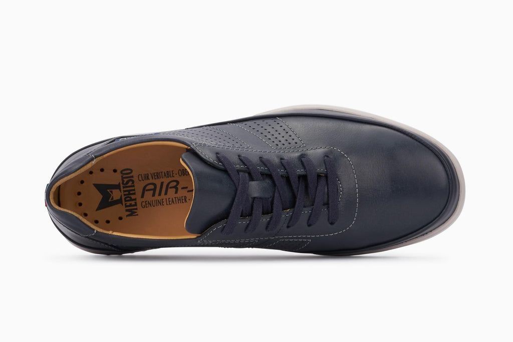 Mephisto TOMY Navy Chaussure ultra-léger pour hommes avec semelles amovibles - Boutique du Cordonnier